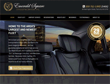 Tablet Screenshot of emeraldsquarelimo.com